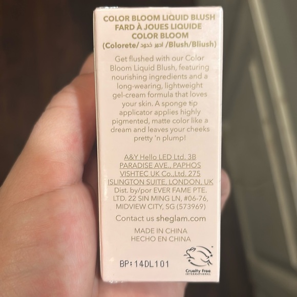 NEW! SHEGLAM COLOR BLOOM LIQUID BLUSH~ RISKY BUSINESS - Picture 12 of 15